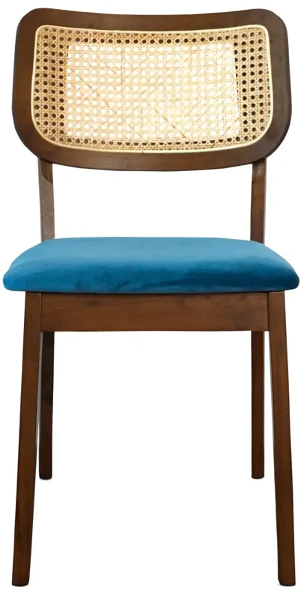 Kane Navy Blue Velvet Dining Chair Set of 2