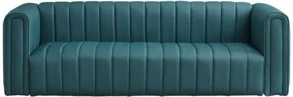 Denver Blue Leather Sofa