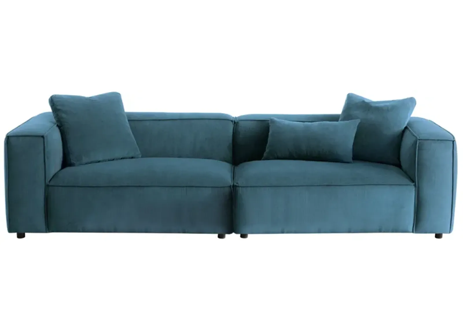 Conrad Blue Corduroy Large Sofa