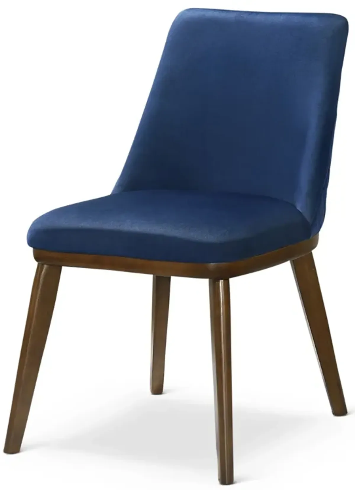 Cloud Navy Blue Velvet Dining Chair Set of 2