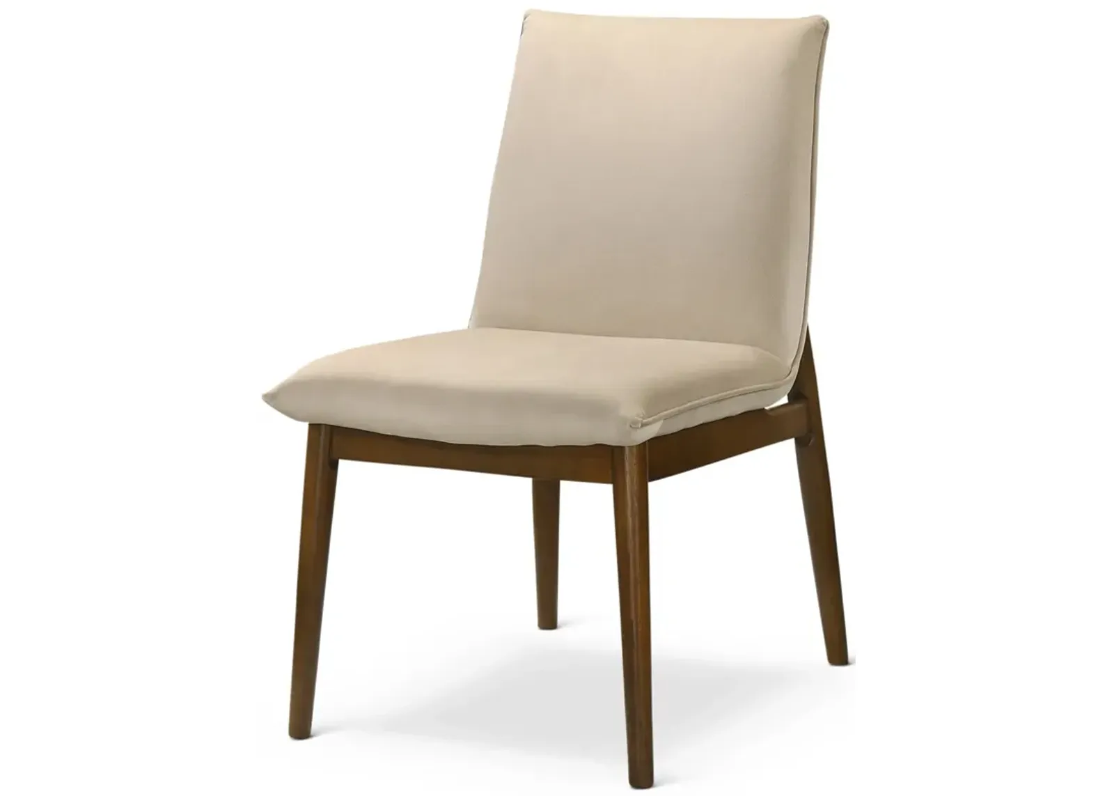 Moss Beige Velvet Dining Chair Set of 2