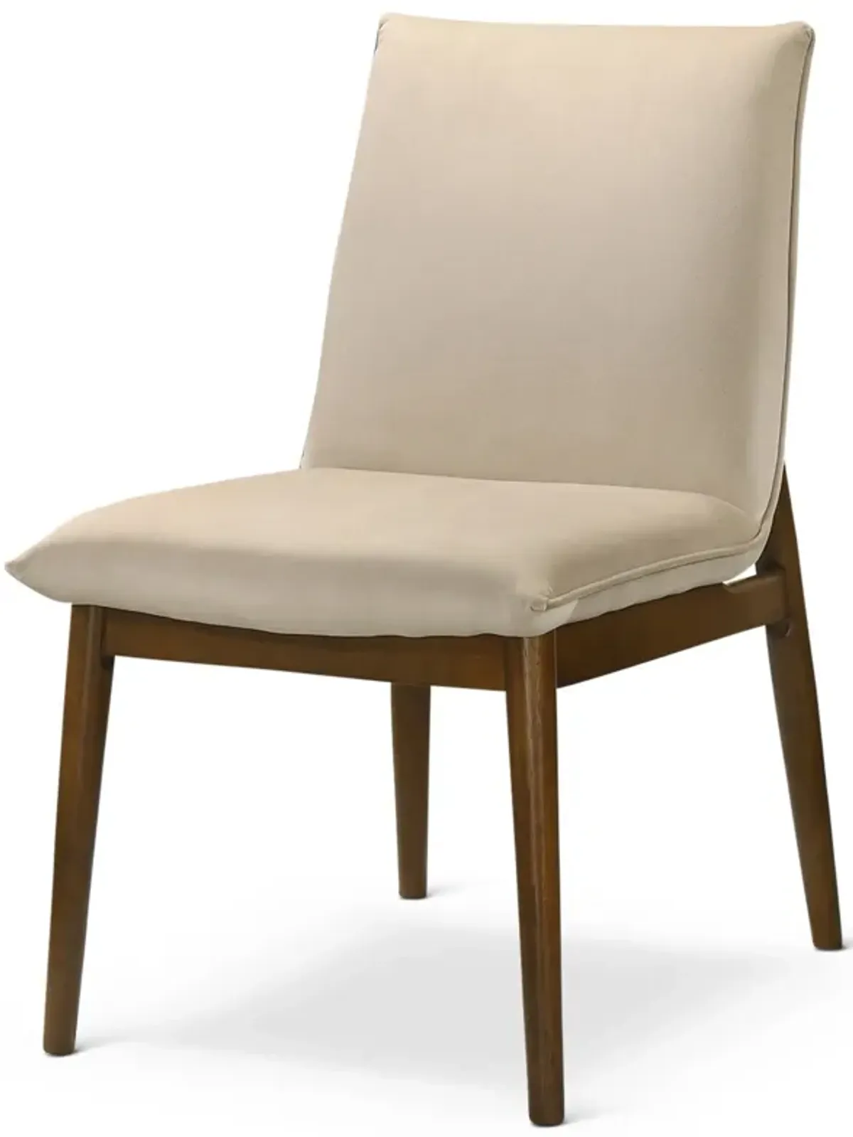 Moss Beige Velvet Dining Chair Set of 2