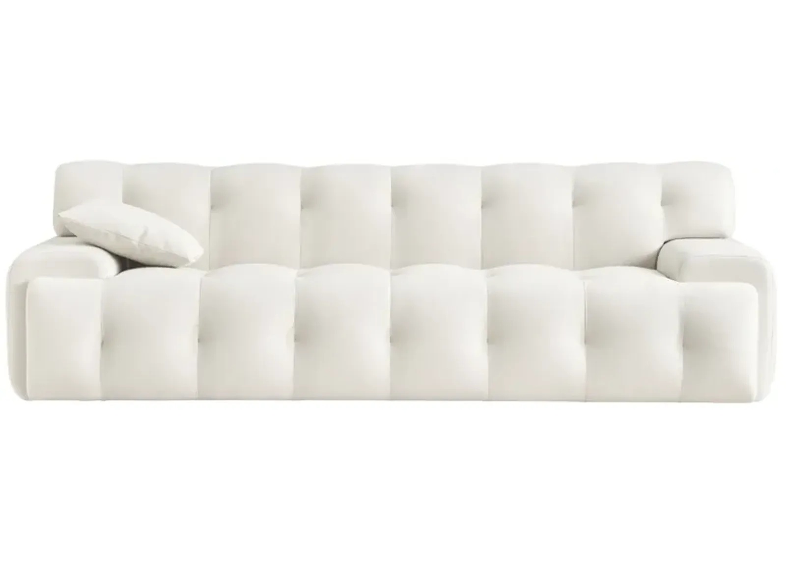 Brigitte Cream Velvet Sofa