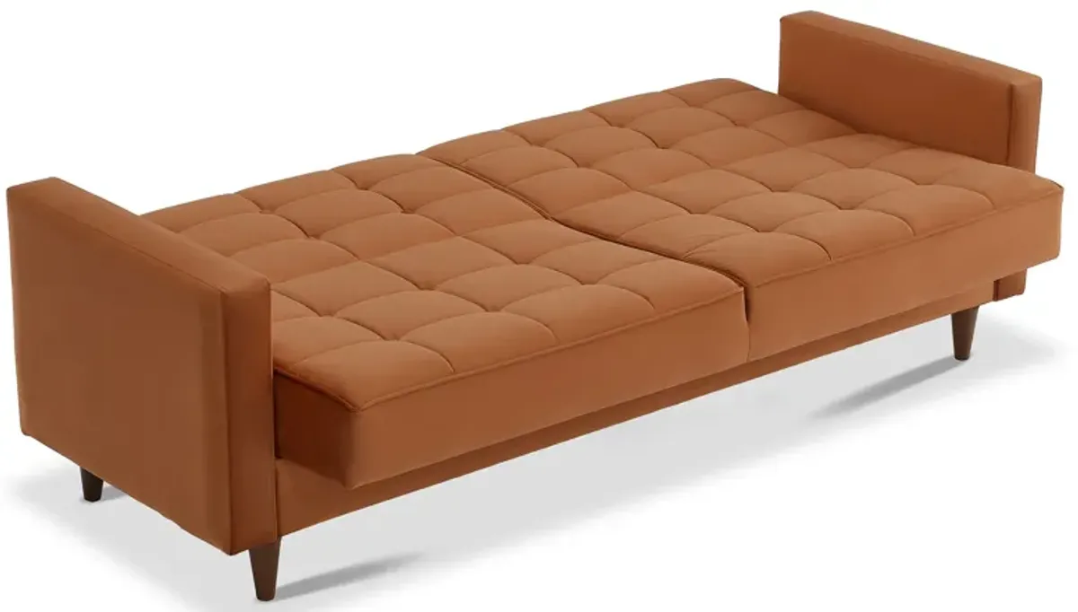 Bennet Burnt Orange Sleeper Sofa