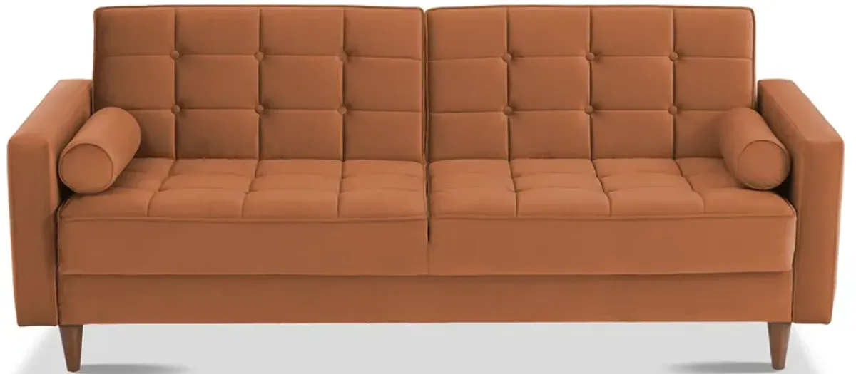 Bennet Burnt Orange Sleeper Sofa