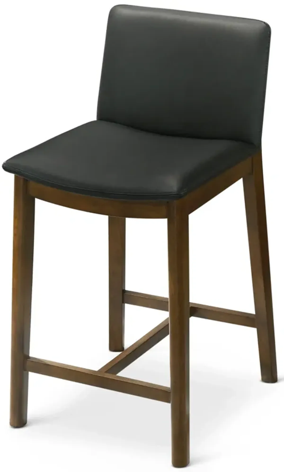 Sheldon Black Leather Counter Chair