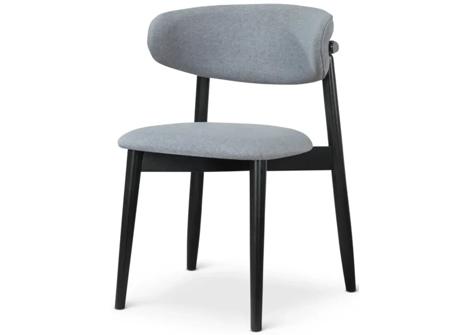 Milan Grey Fabric Dining Chair Set of 2