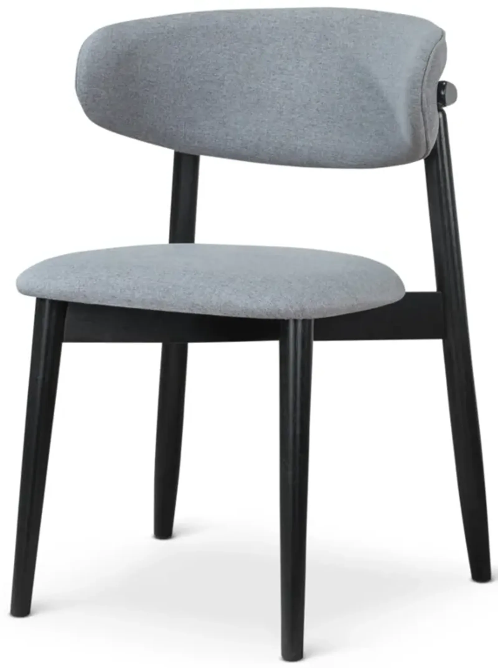 Milan Grey Fabric Dining Chair Set of 2