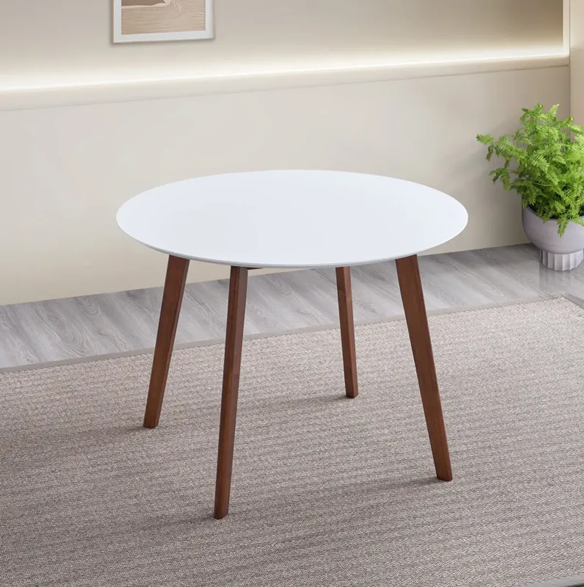 Charlie White Top Dining Table