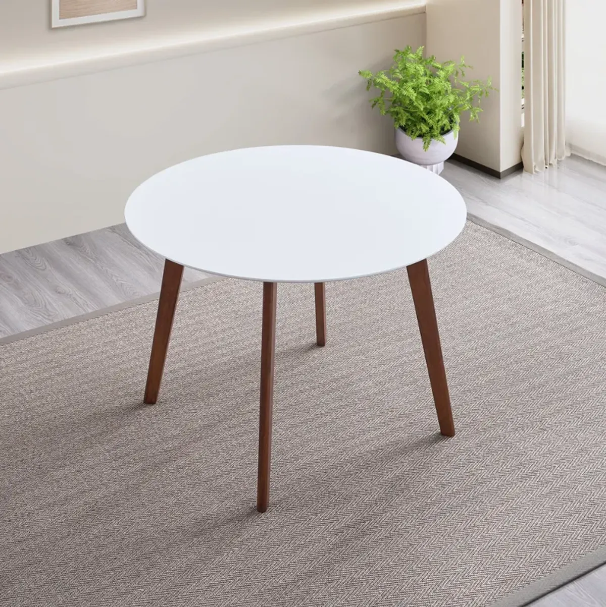 Charlie White Top Dining Table