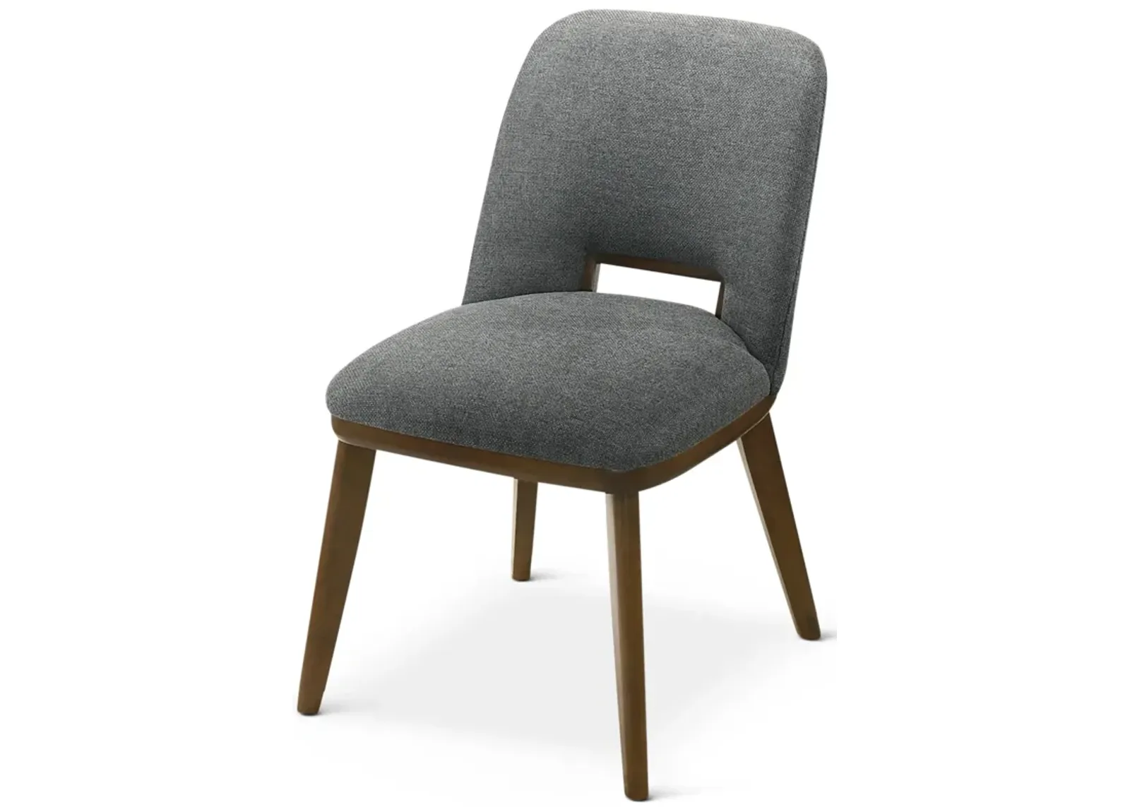 Bonney Dark Grey Fabric Dining Chair Set of 2