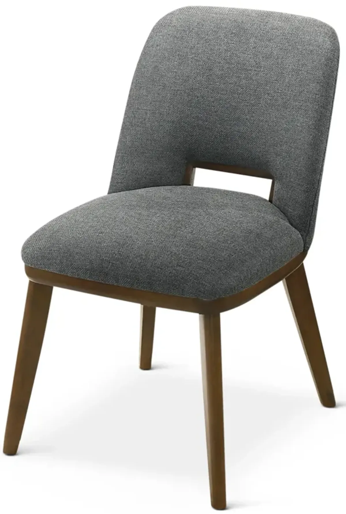 Bonney Dark Grey Fabric Dining Chair Set of 2