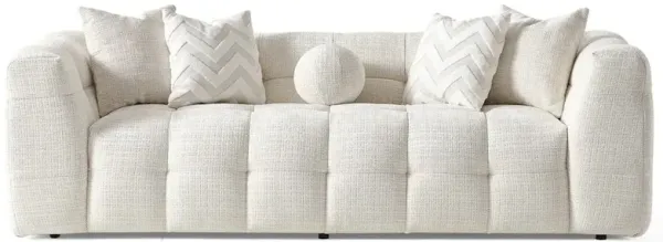 Aris Ivory Chenille Sofa