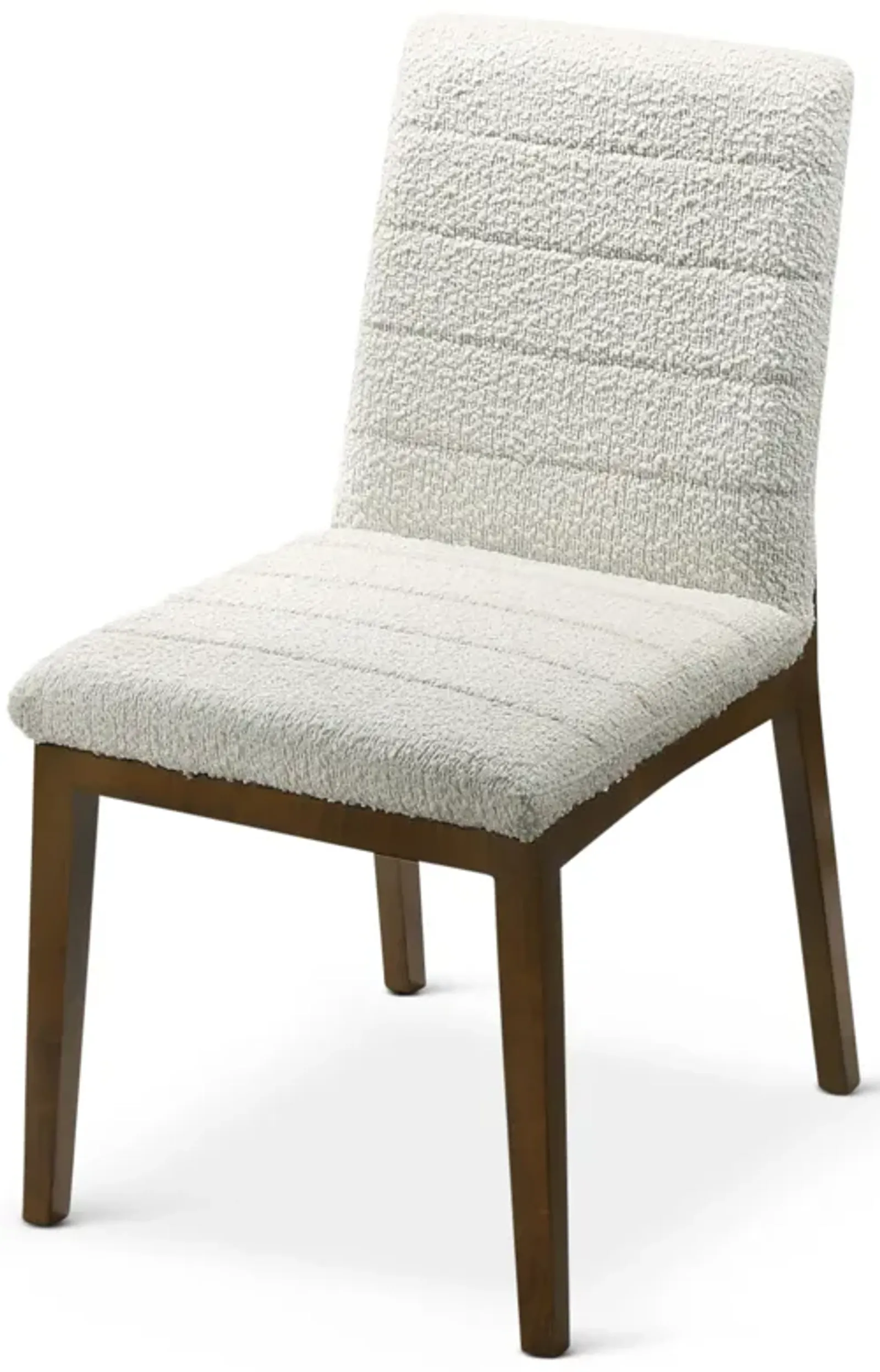 Isley White Boucle Dining Chair Set of 2