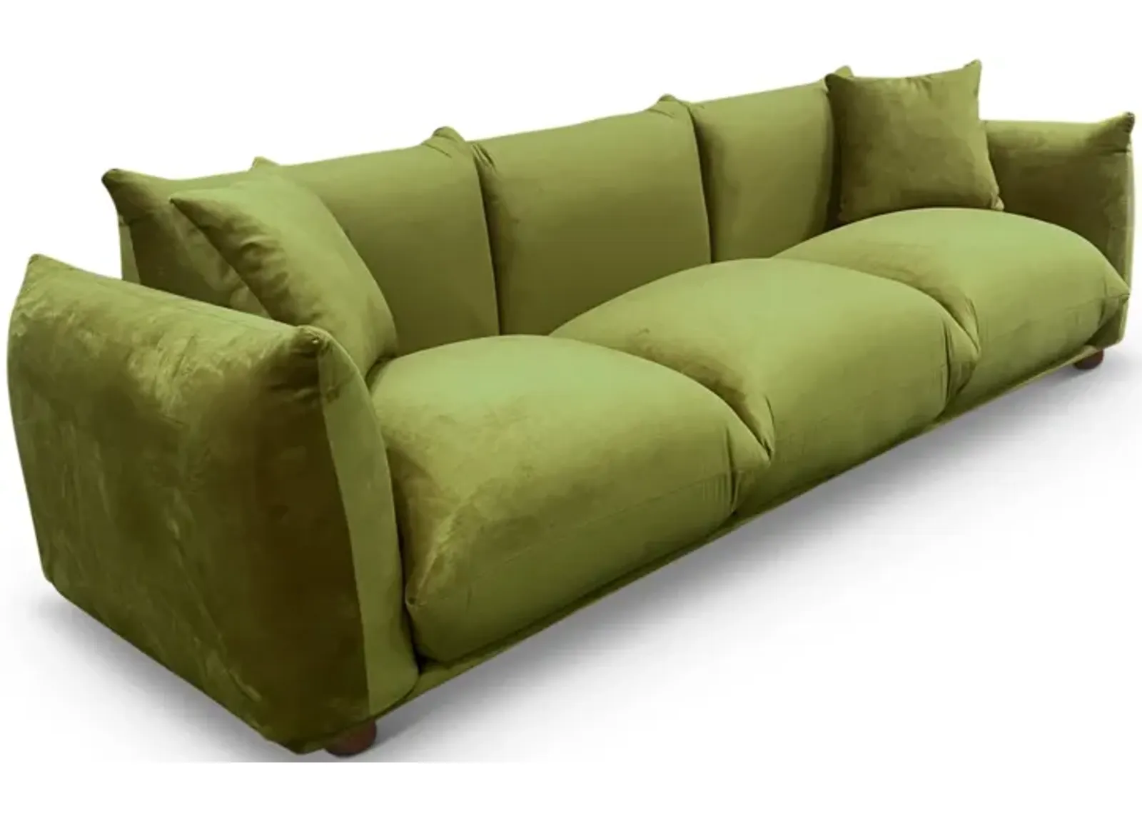 Archer Olive Green Velvet Sofa