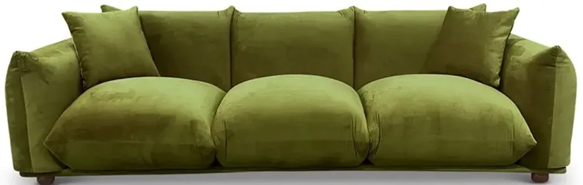 Archer Olive Green Velvet Sofa