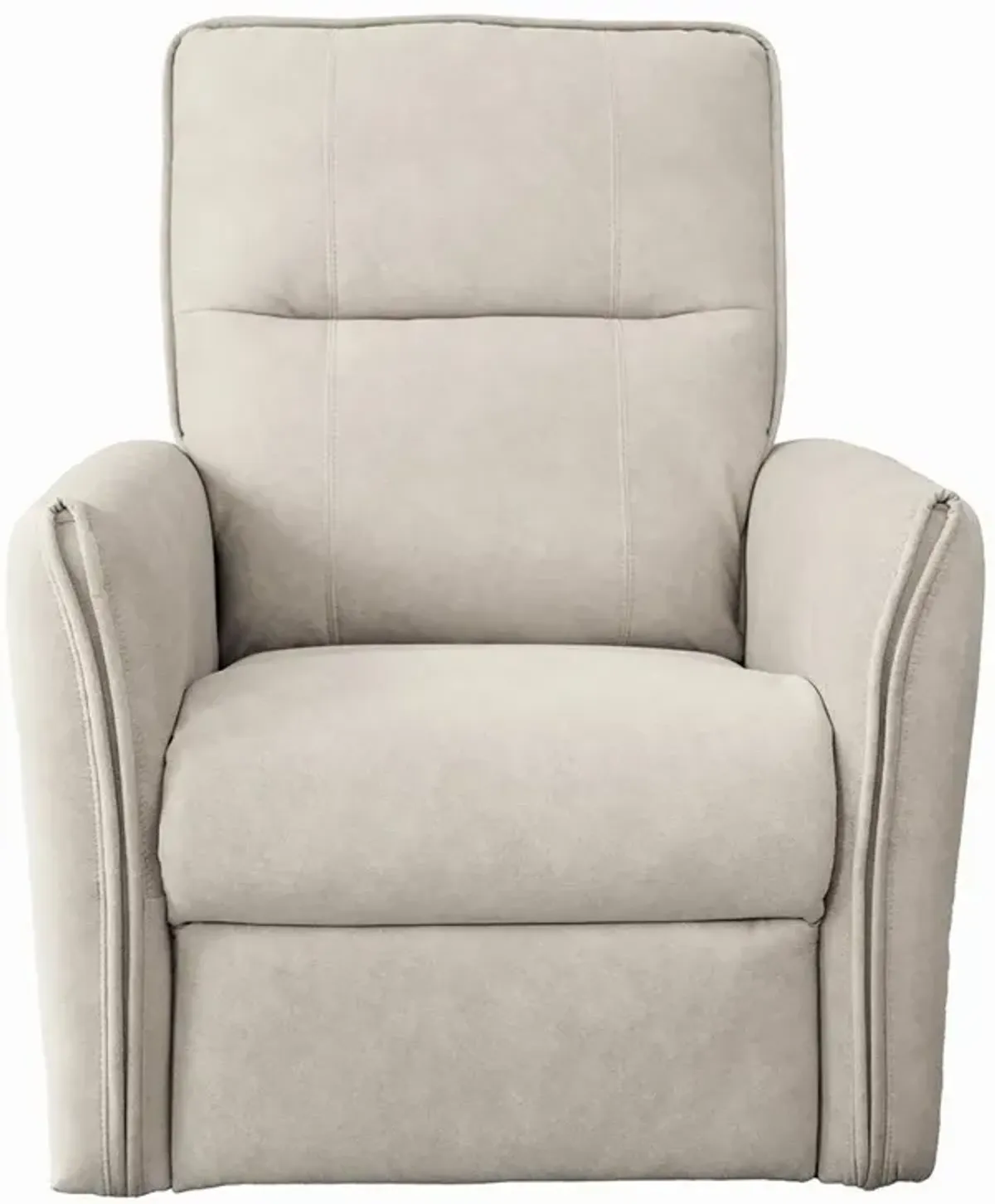 Ashland Cream Suede Recliner Chair