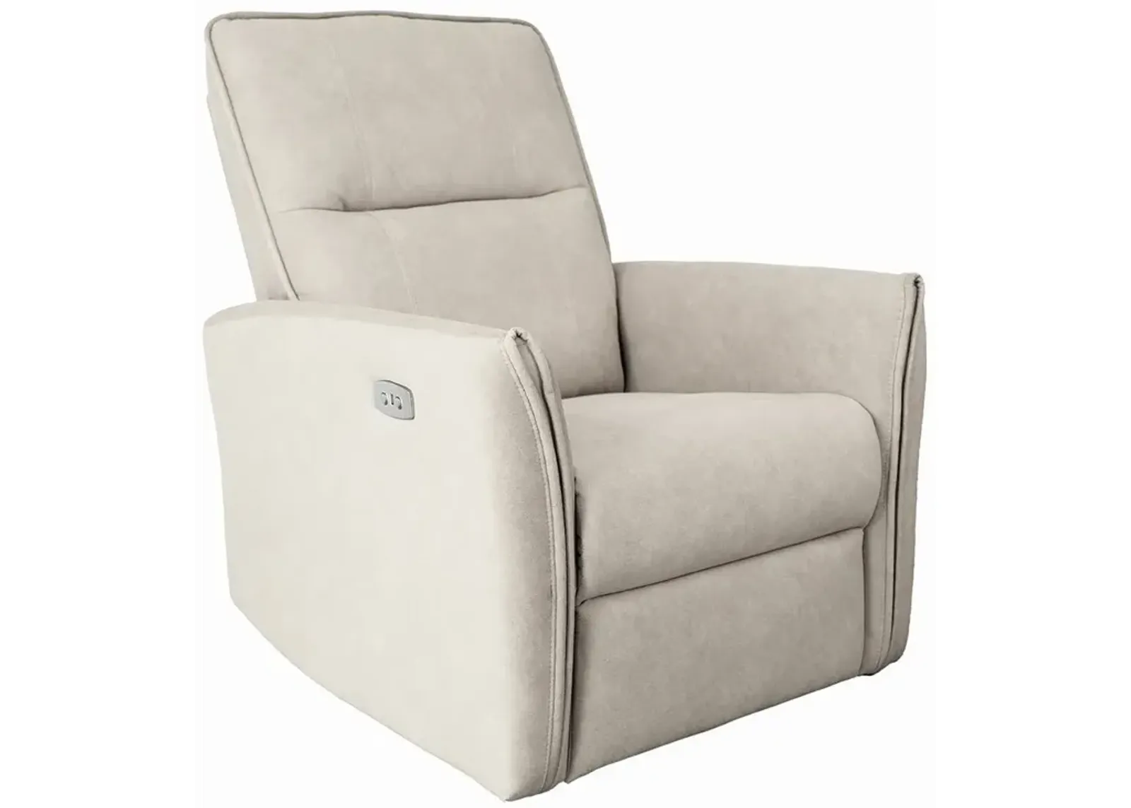 Ashland Cream Suede Recliner Chair