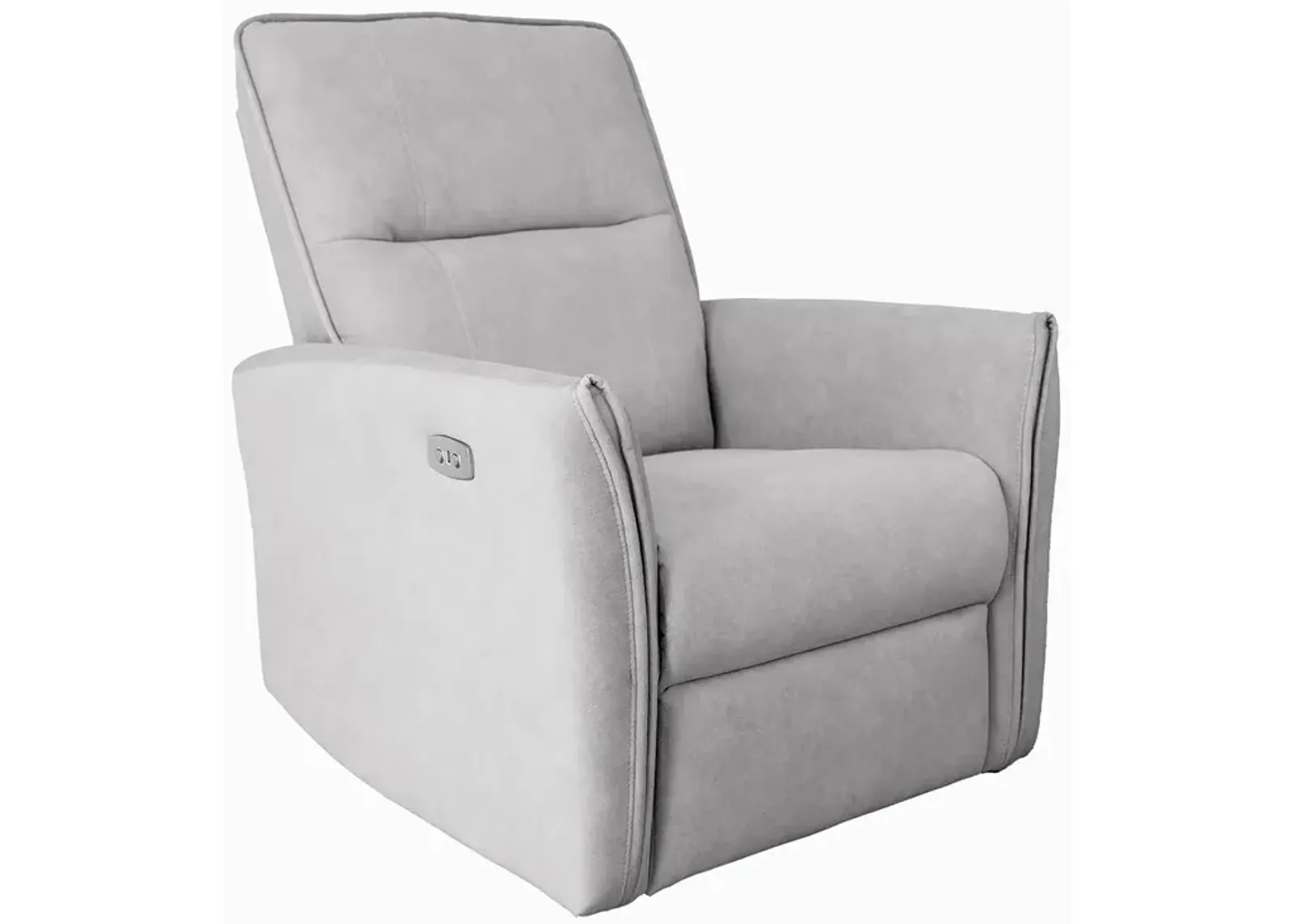 Ashland Grey Suede Recliner Chair