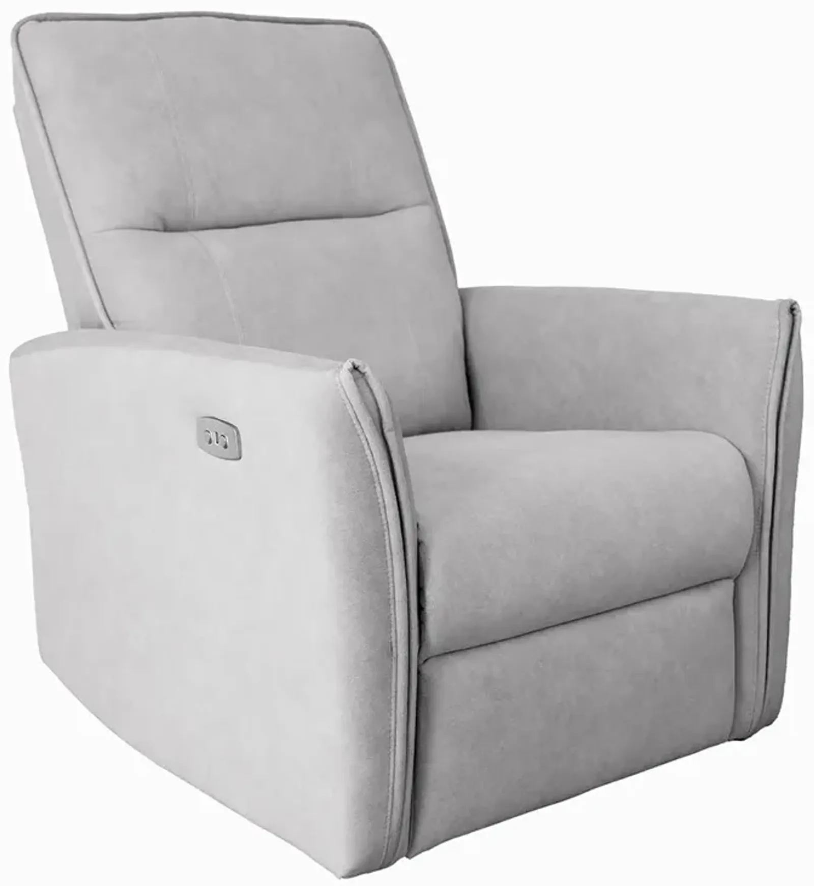 Ashland Grey Suede Recliner Chair