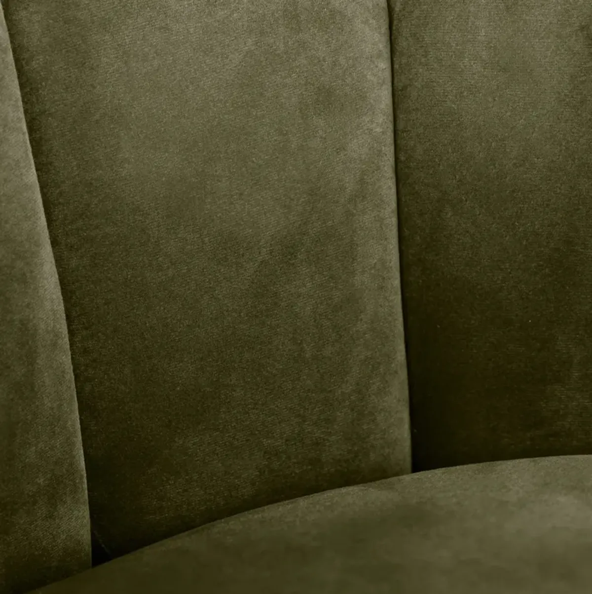 Covington Green Velvet Swivel Chair