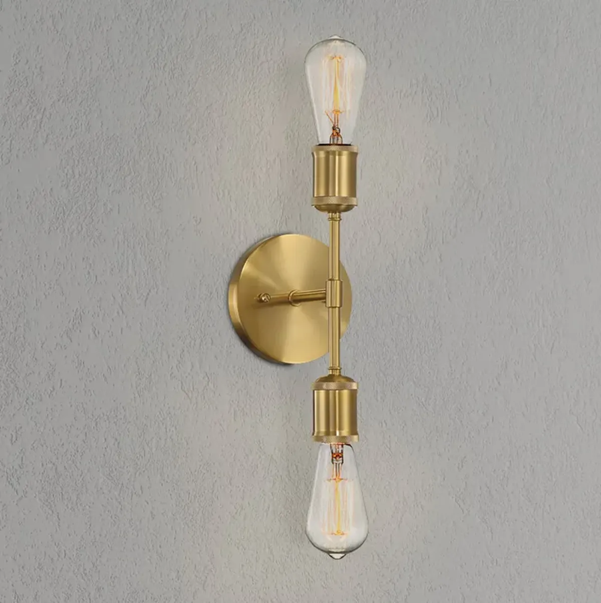 Reverie Double Lights Bathroom Wall Sconce over Mirror Bedroom Hallway Entryway 5"W × 10.75"H × 5"E