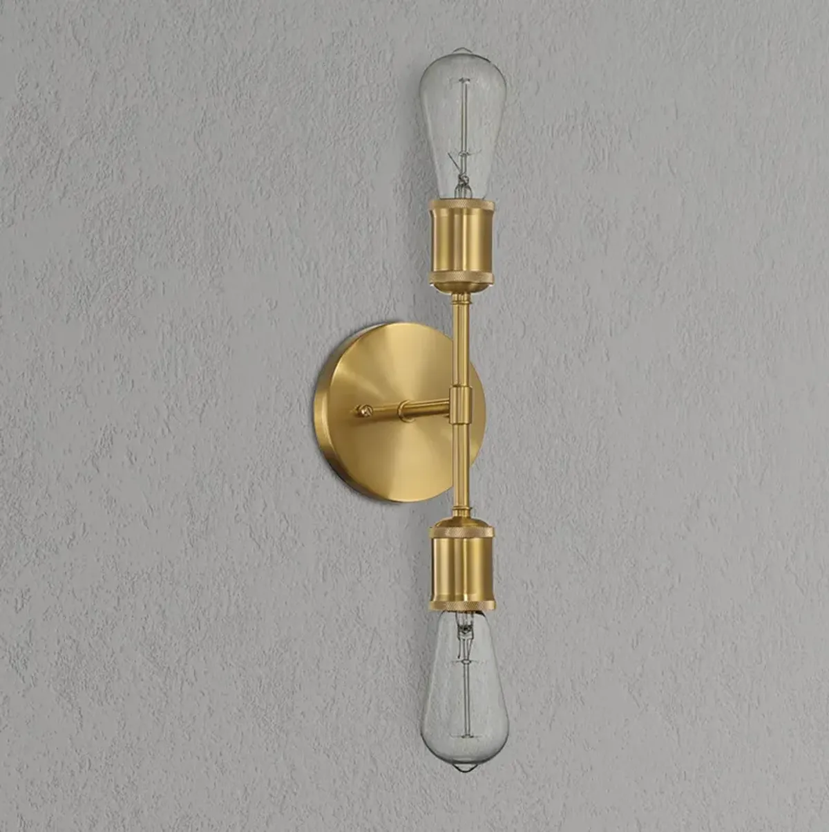 Reverie Double Lights Bathroom Wall Sconce over Mirror Bedroom Hallway Entryway 5"W × 10.75"H × 5"E