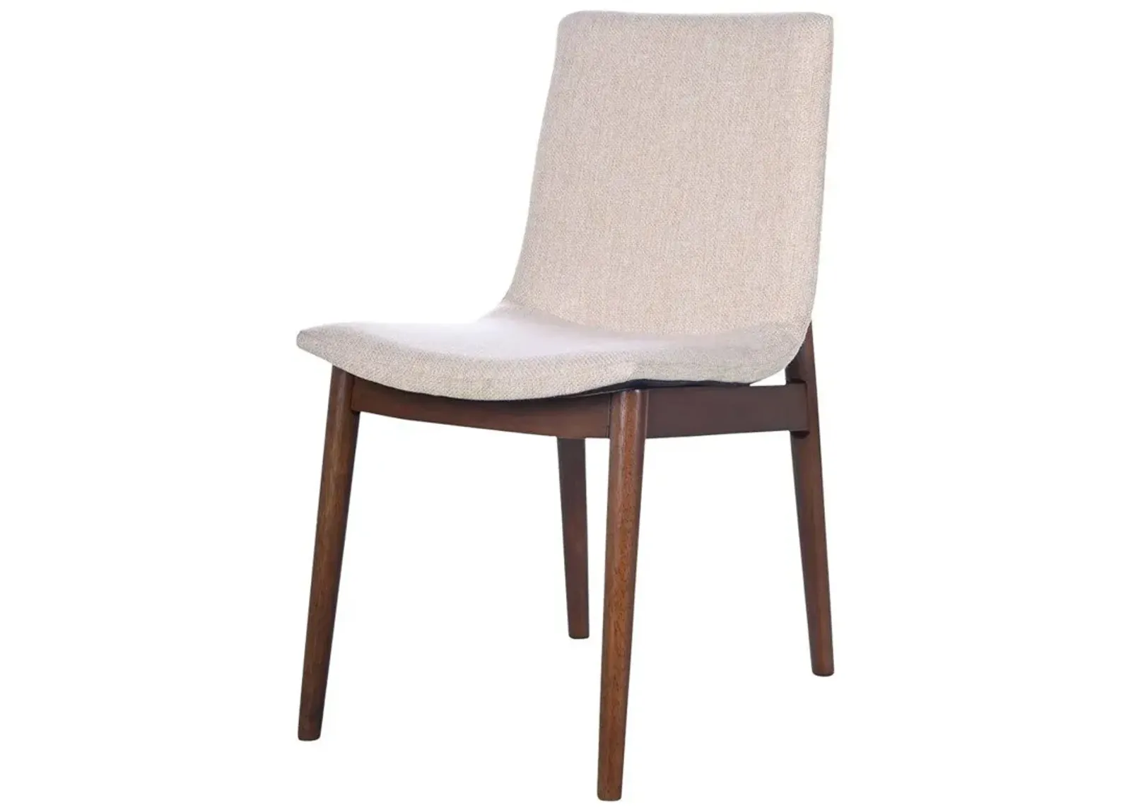 Rouka Beige Fabric Dining Chair Set Of 2