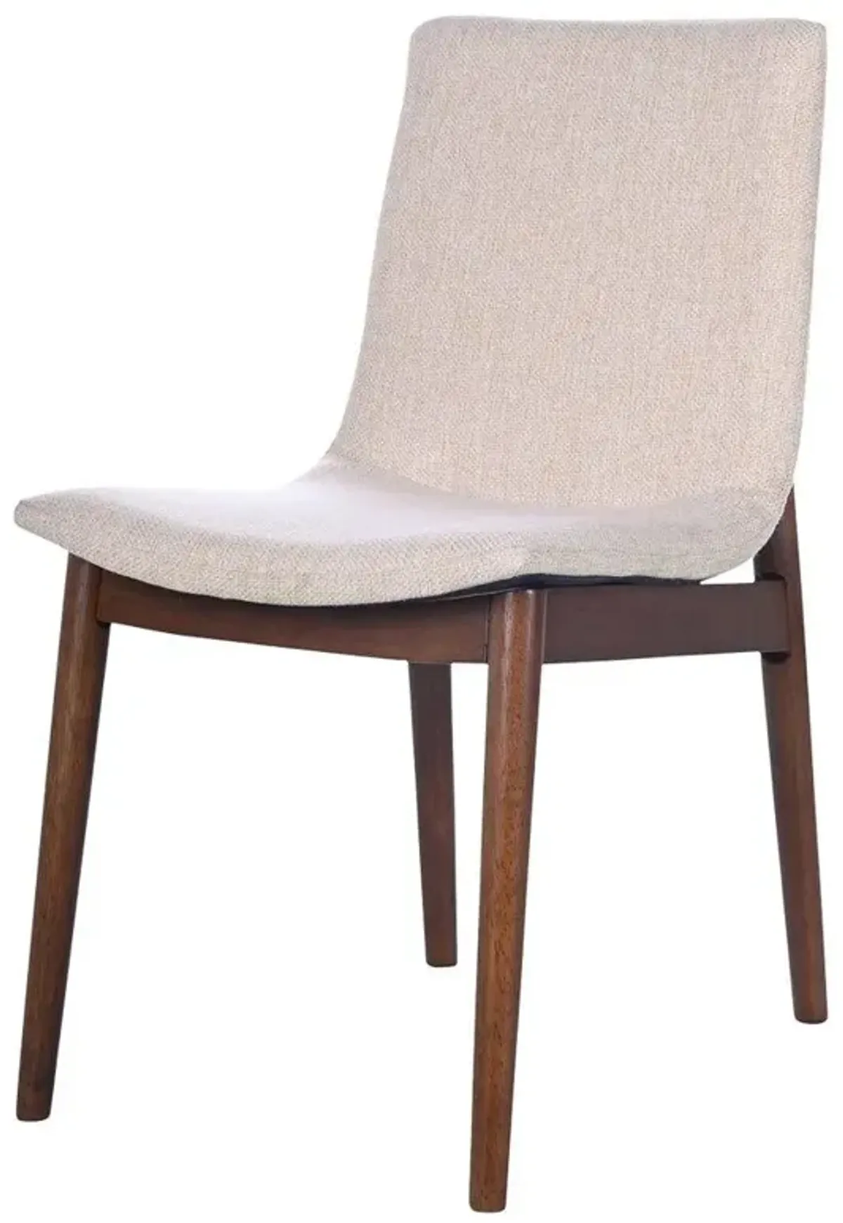 Rouka Beige Fabric Dining Chair Set Of 2