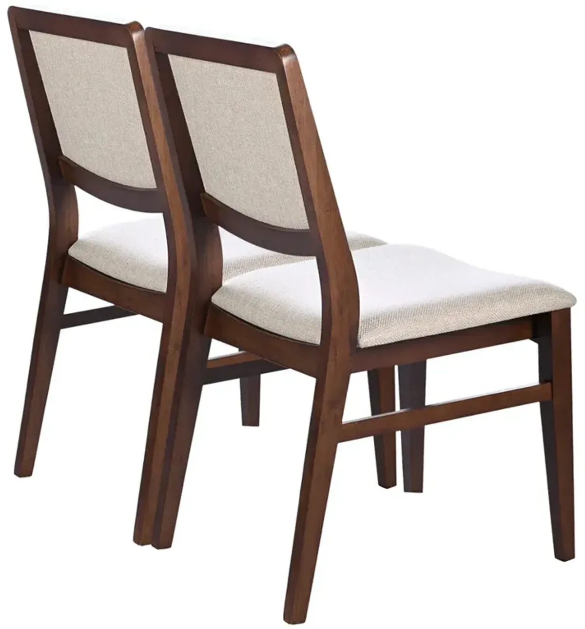 Sidera Beige Fabric Dining Chair set of 2