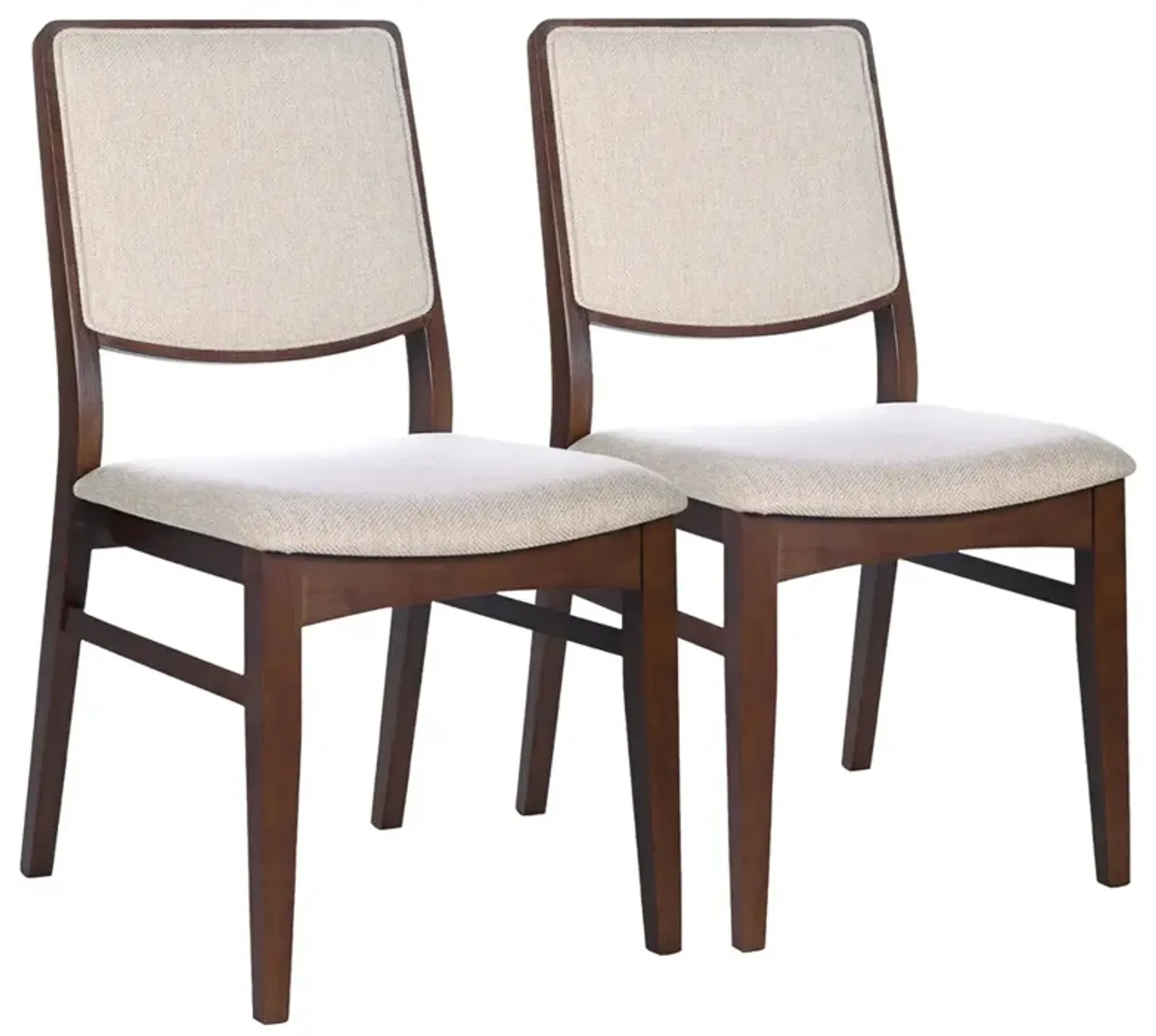 Sidera Beige Fabric Dining Chair set of 2