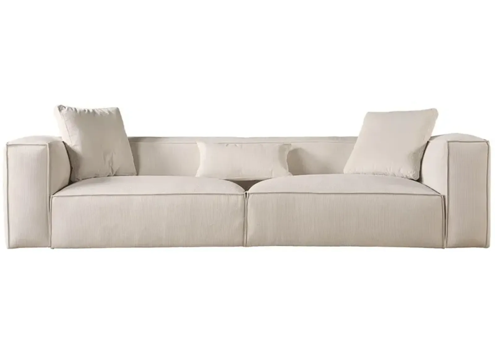 Conrad Cream Corduroy Large Sofa