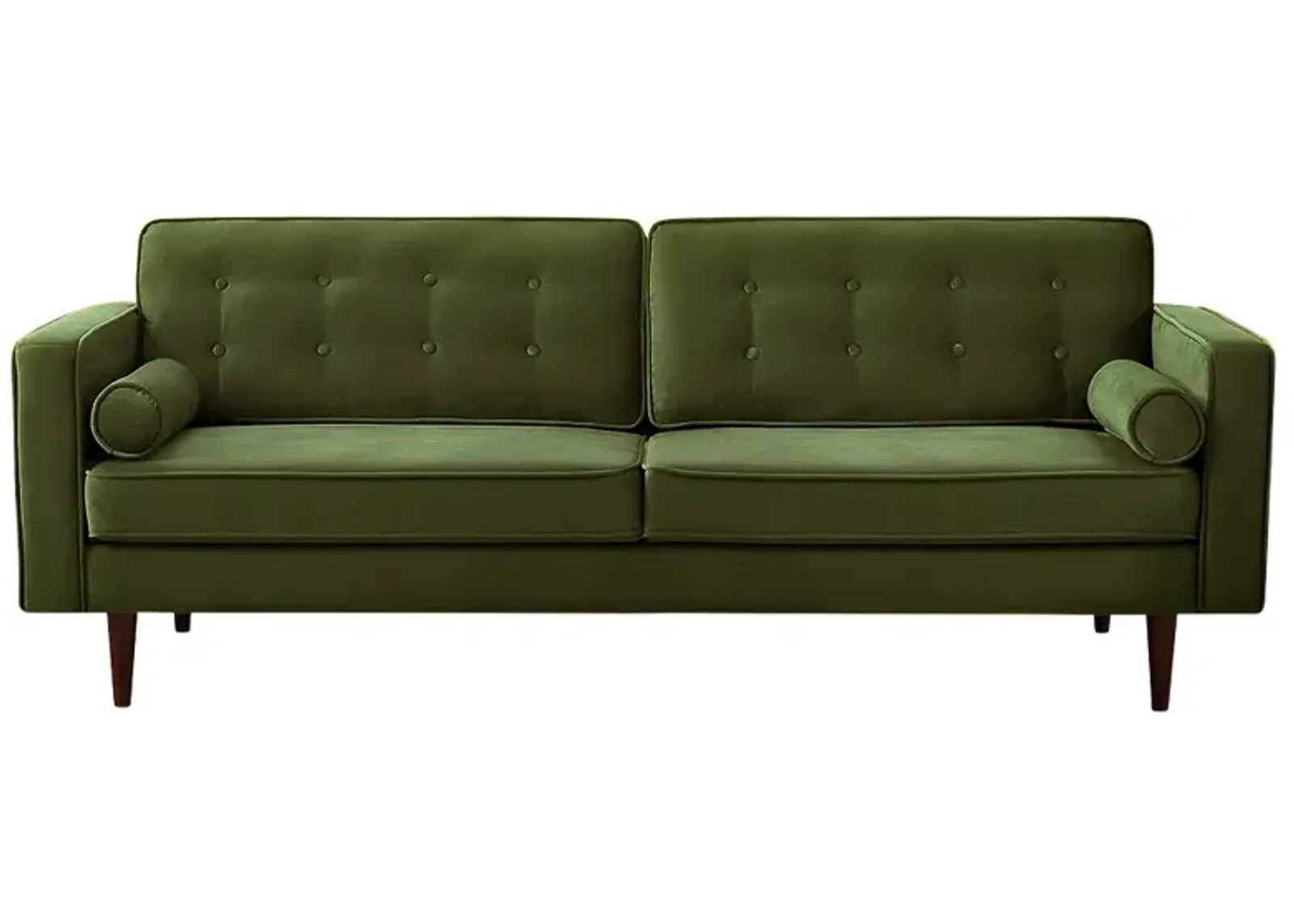 Kirby Olive Green Velvet Sofa