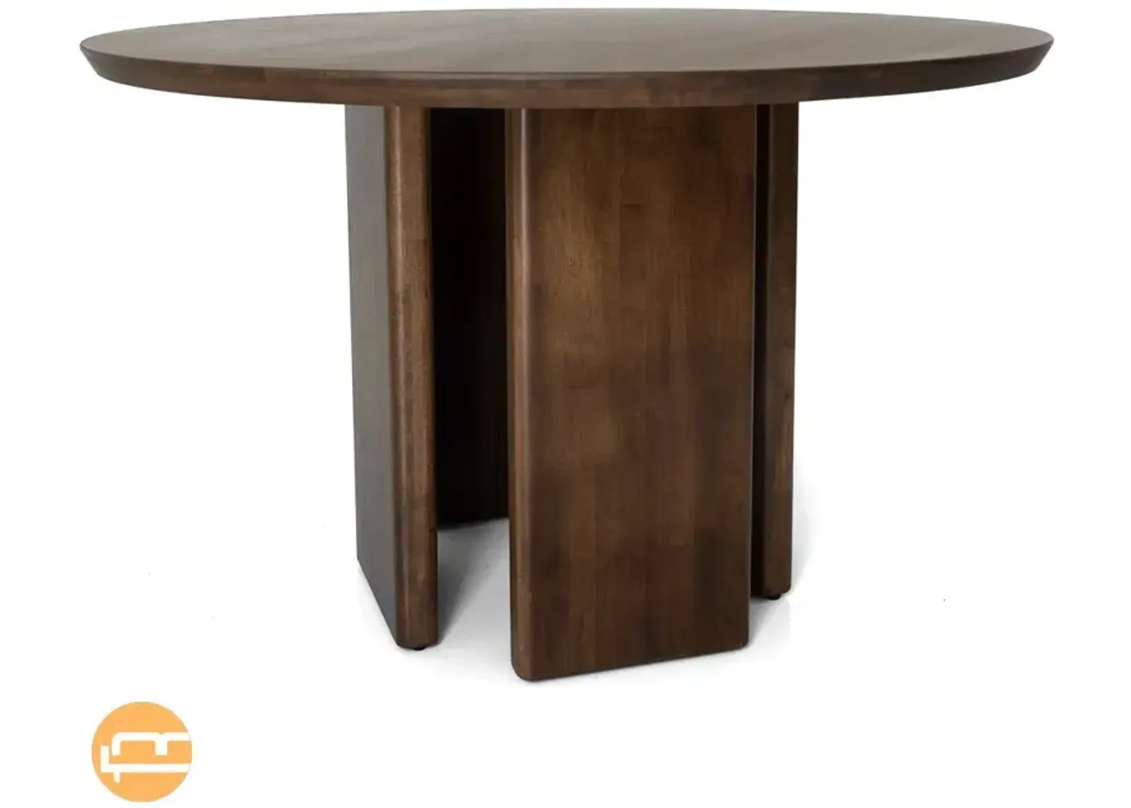 Astor Round Walnut Dining Table