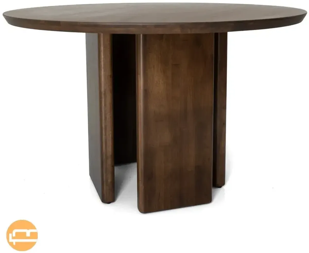 Astor Round Walnut Dining Table