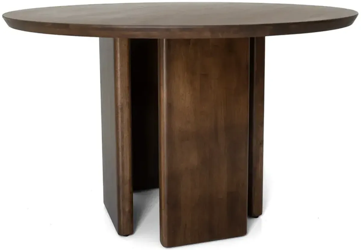 Astor Round Walnut Dining Table