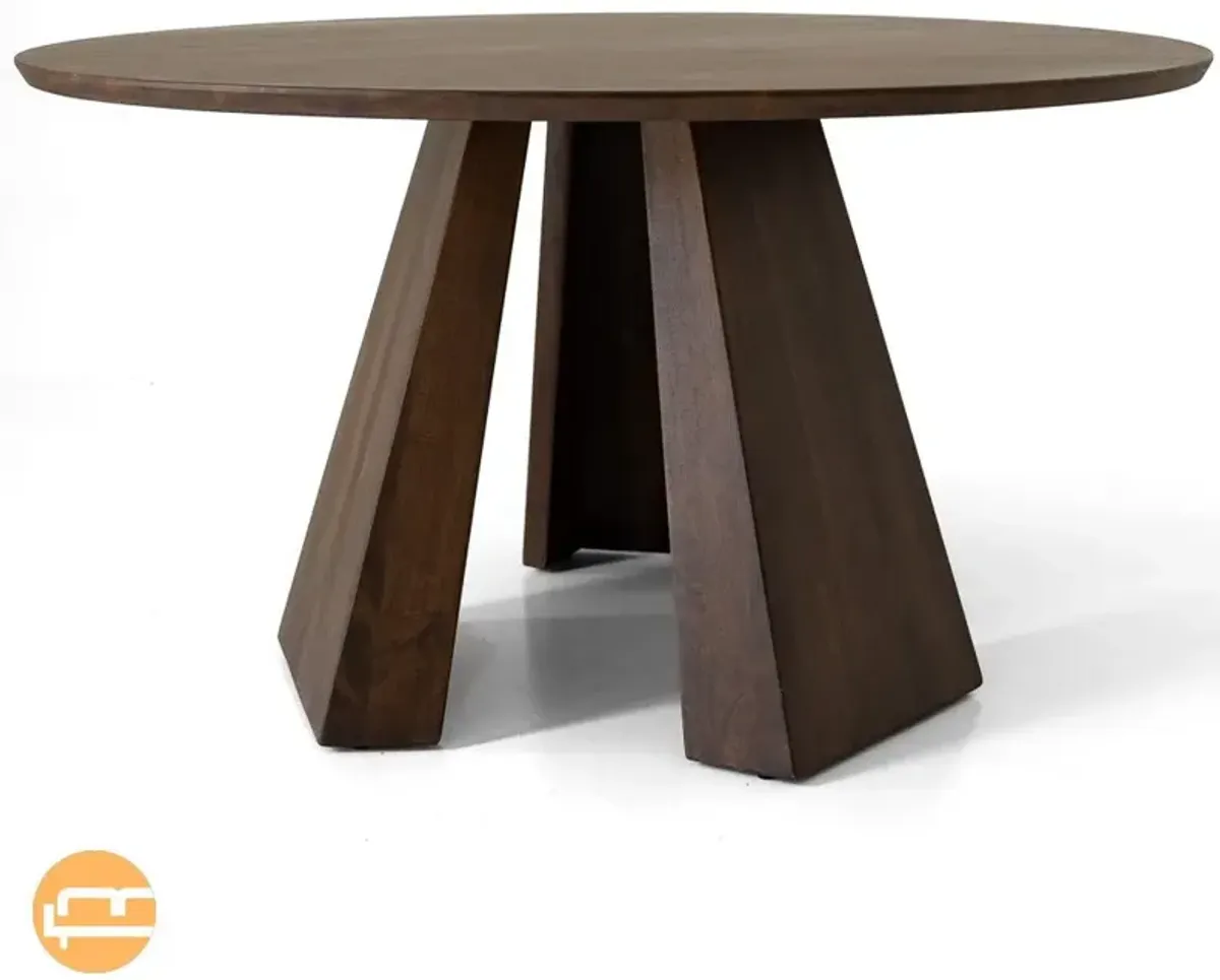 Parker Round Walnut Dining Table