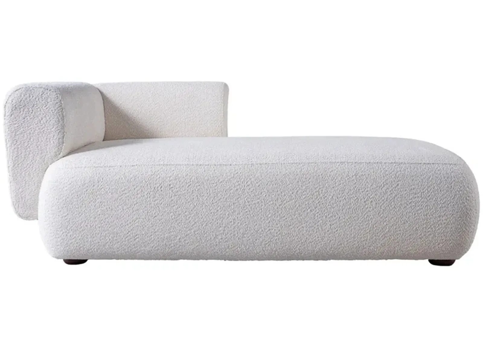 Canton Cream Boucle Chaise Lounge