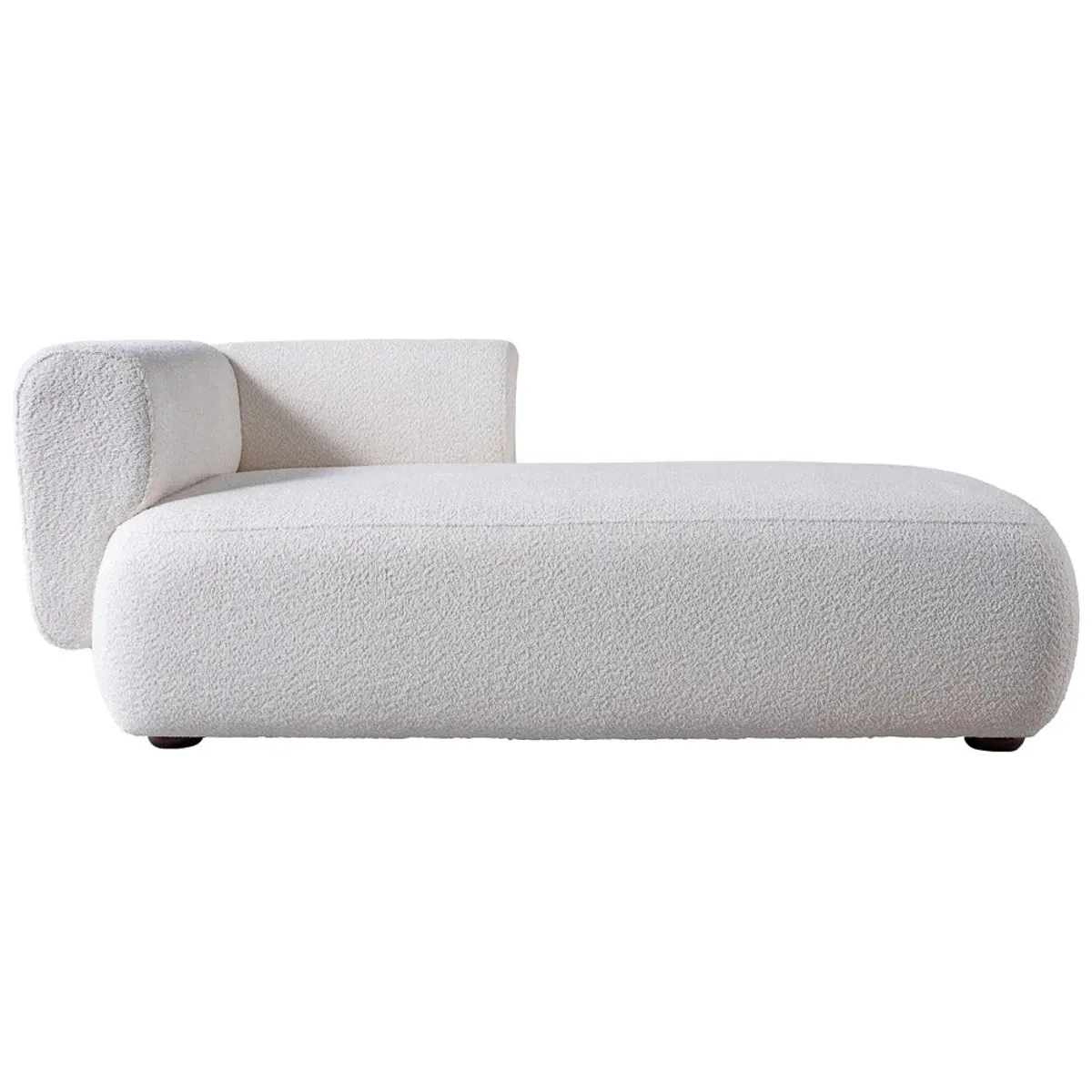 Canton Cream Boucle Chaise Lounge