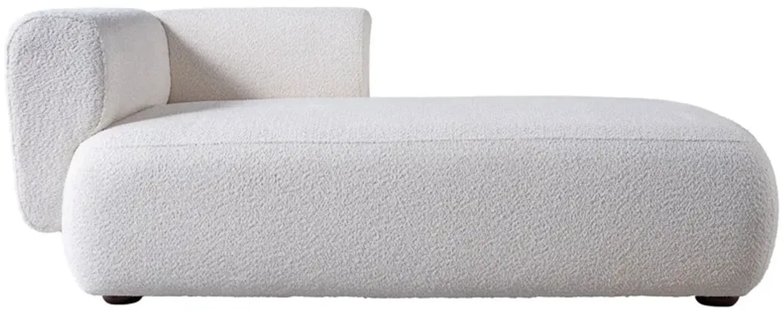 Canton Cream Boucle Chaise Lounge