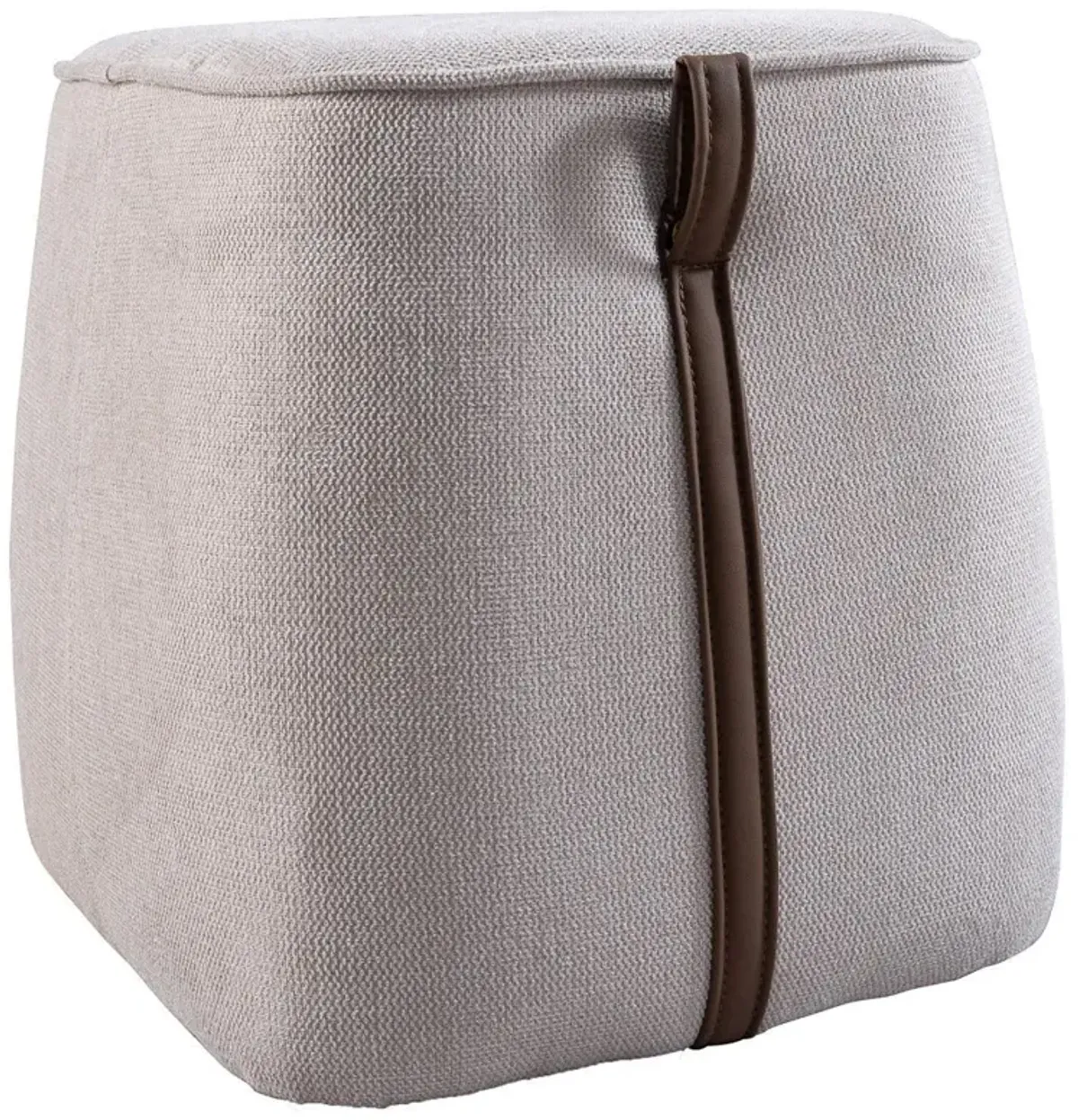 Brady Cream Fabric Stool