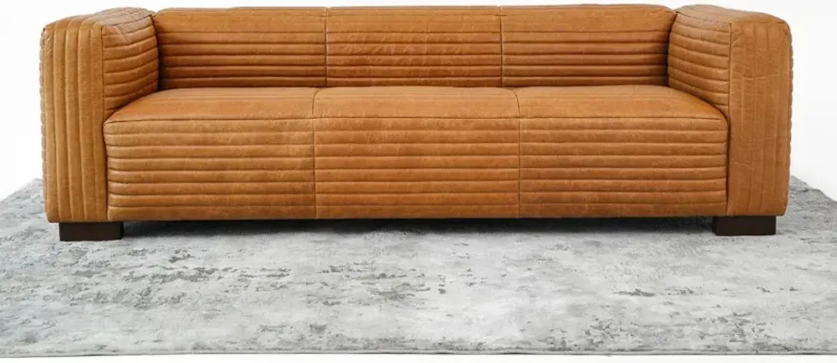 Edison Leather Sofa - Waxy Tan