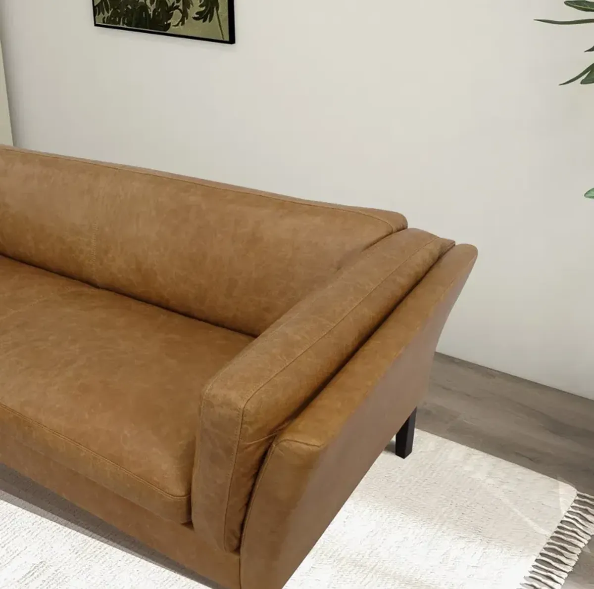 Warner Leather Sofa - Waxy Tan