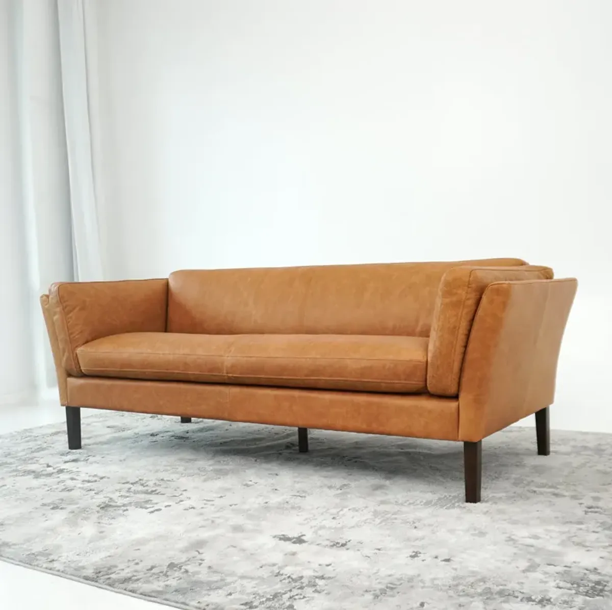 Warner Leather Sofa - Waxy Tan