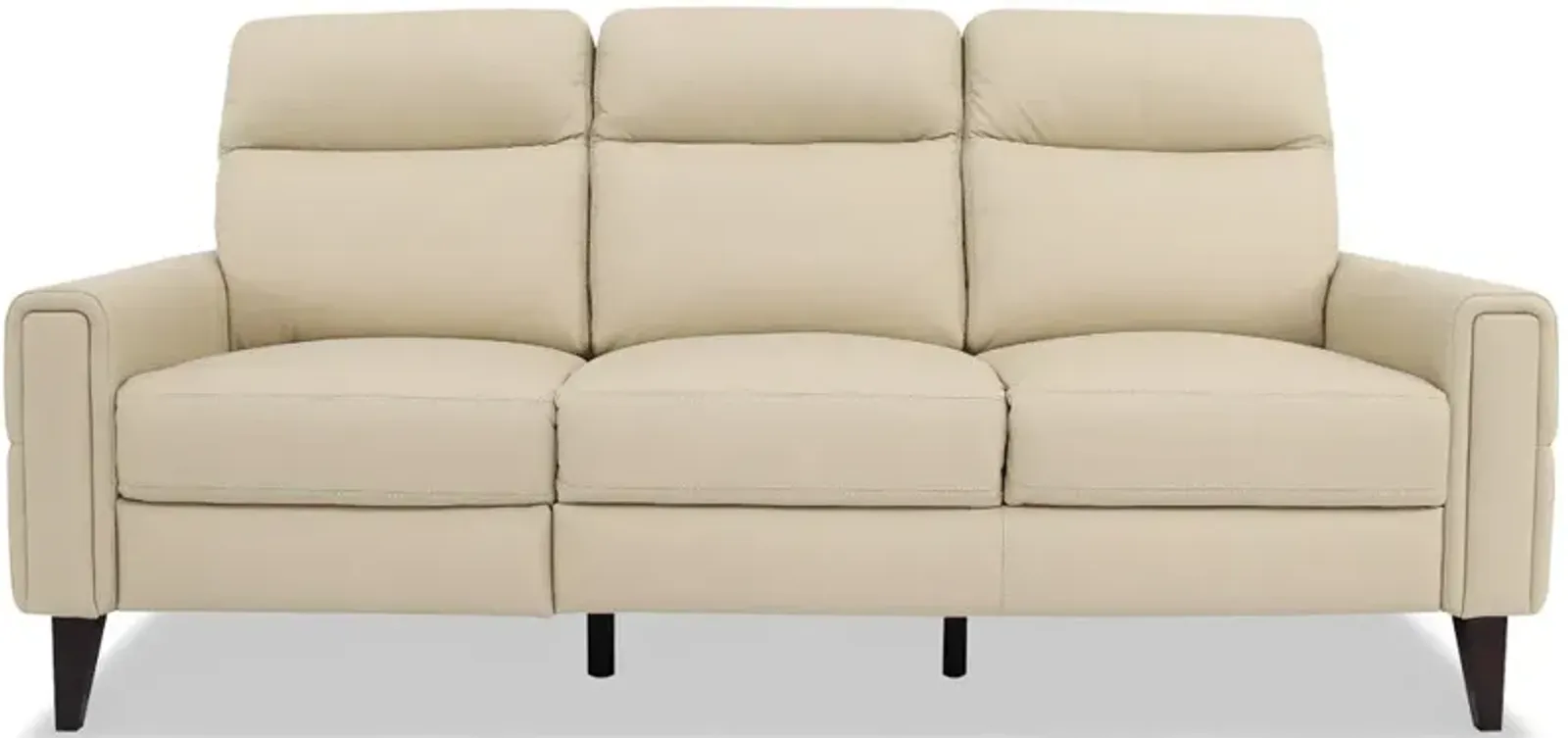 Crafton Incliner Sofa Left - Cream Leather