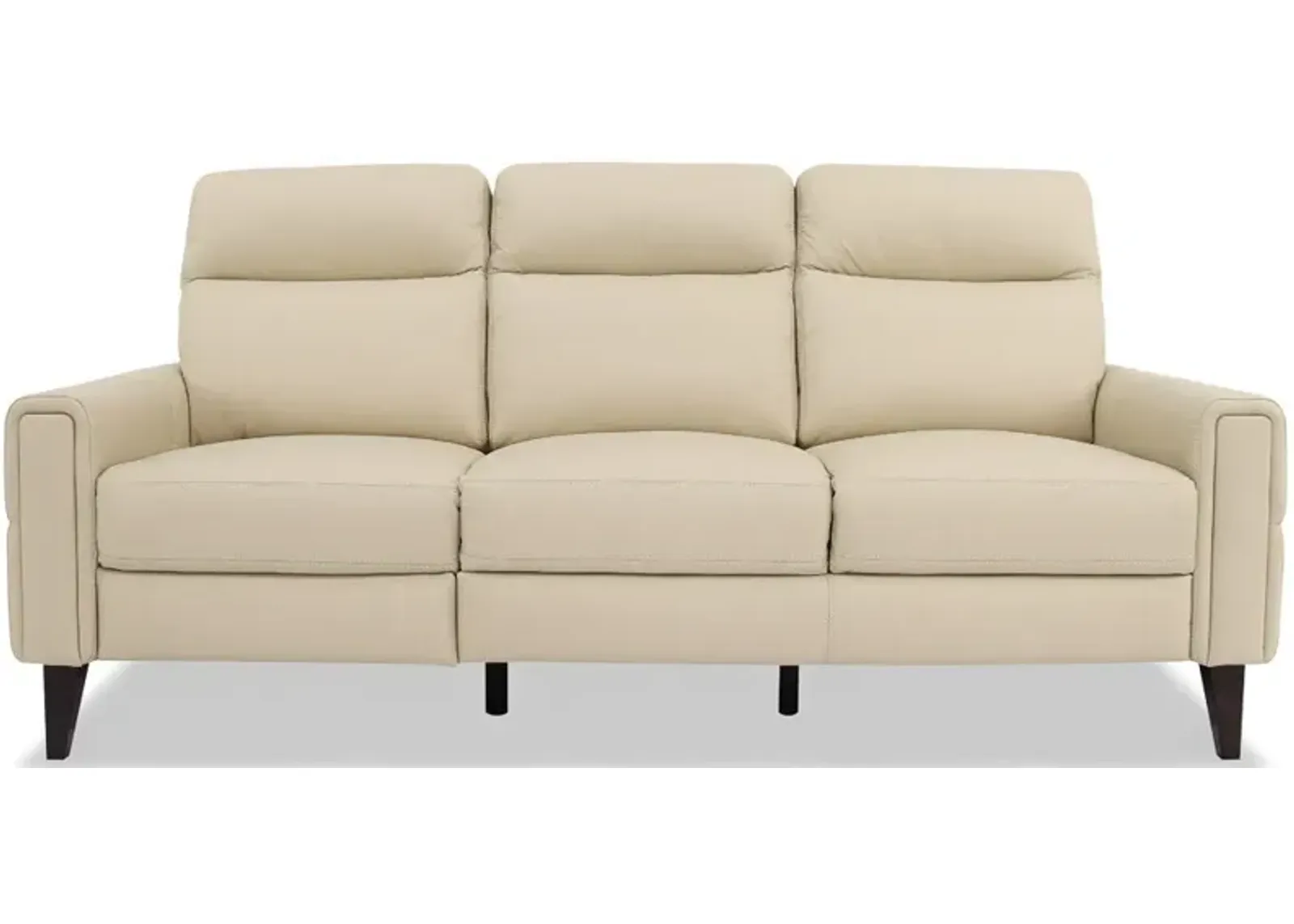 Crafton Incliner Sofa Left - Cream Leather