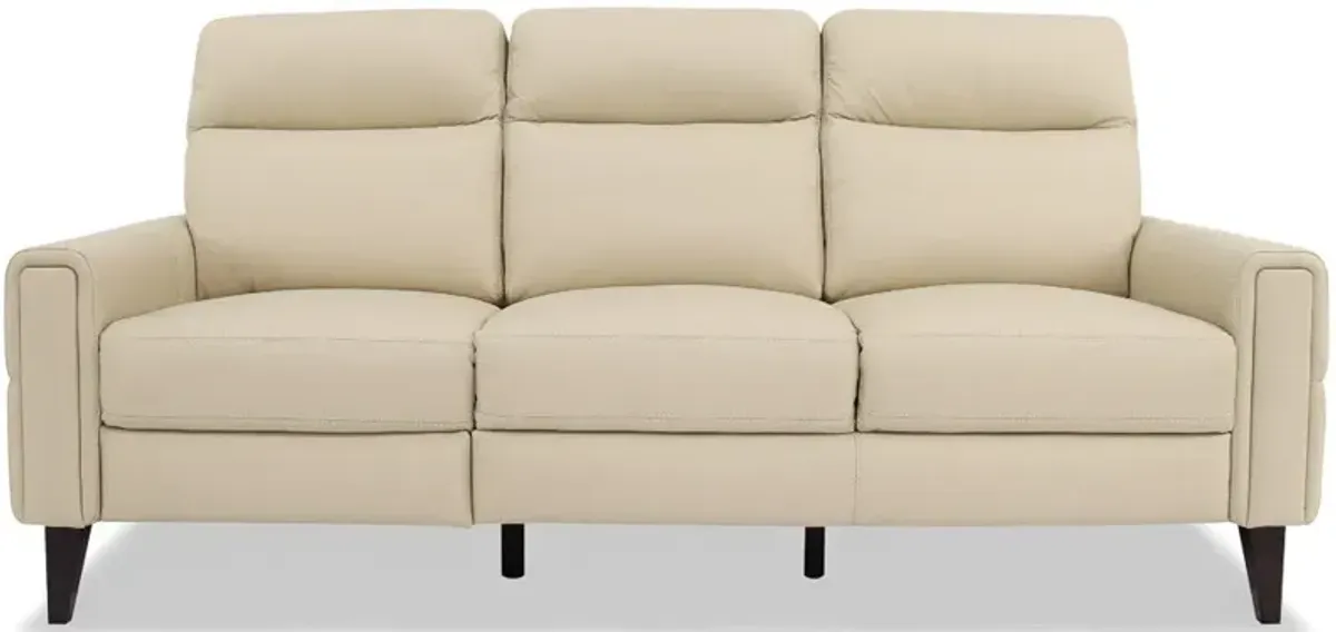 Crafton Incliner Sofa Left - Cream Leather