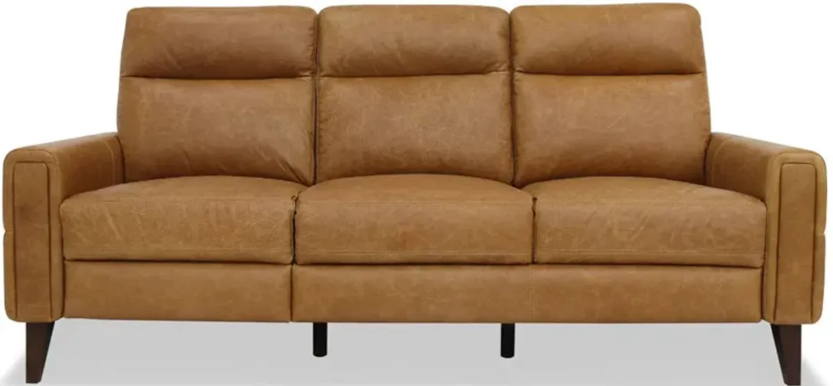 Crafton Incliner Sofa Left - Waxy Tan Leather