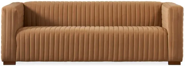 Zaha Mocha Velvet Sofa