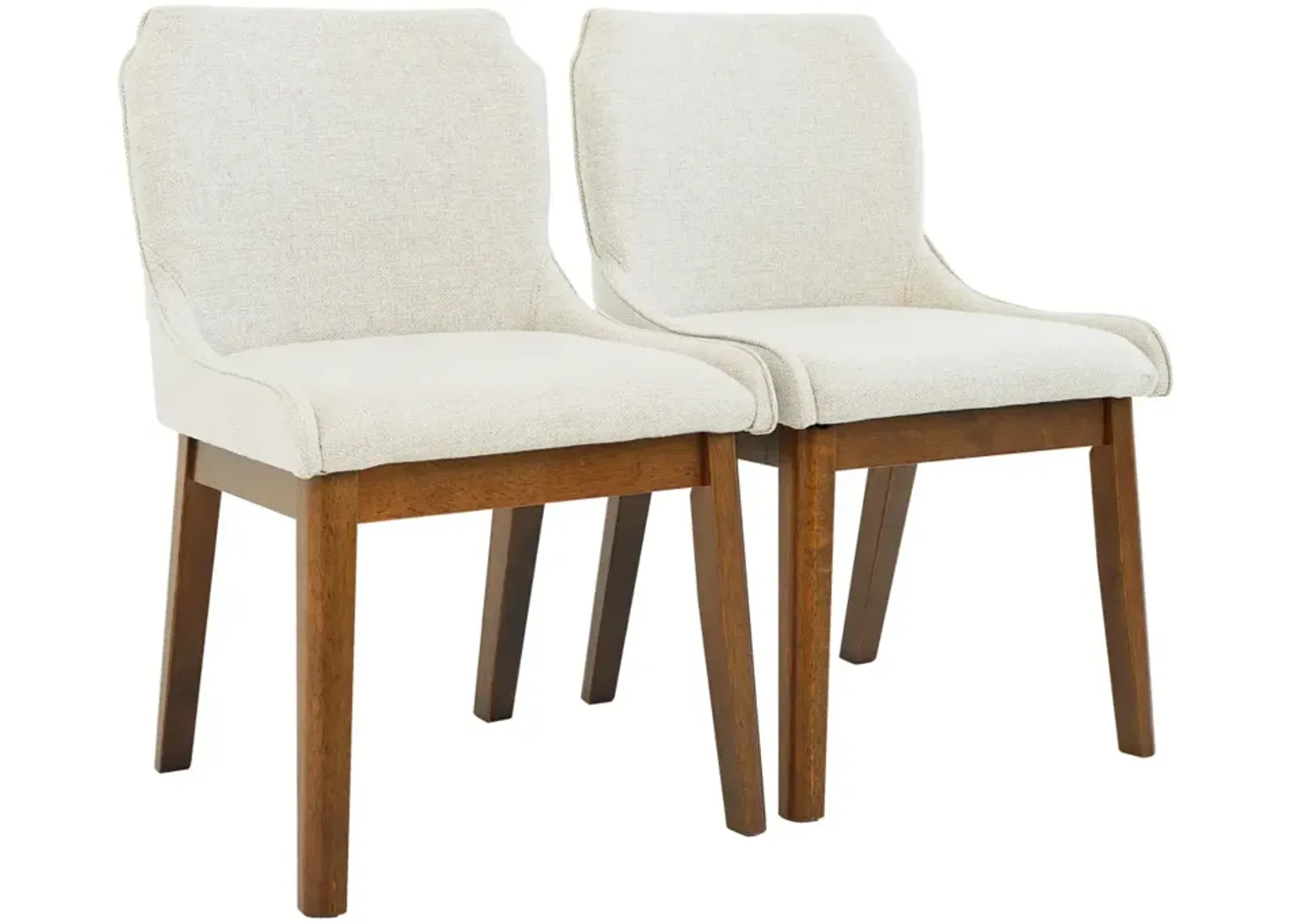 Magnolia Dining Chair Set Of 2 - Beige Linen